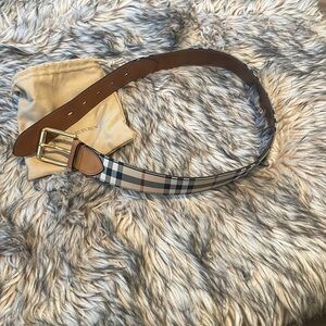 Authentic Burberry belt